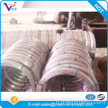 Galvanized oval steel wire
